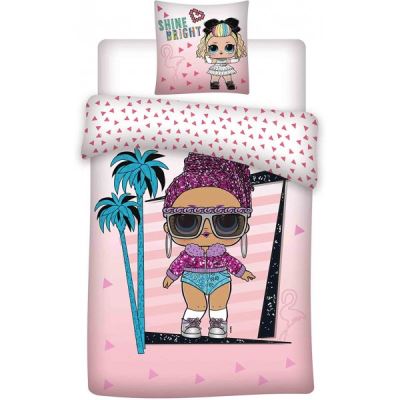LOL Surprise Palm Trees - Parure de Lit Enfant - Housse de Couette