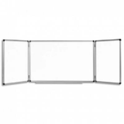 Planning Bi-Office hebdo perpétuel magnétique - Dim. L90 x H60 cm blanc/gris