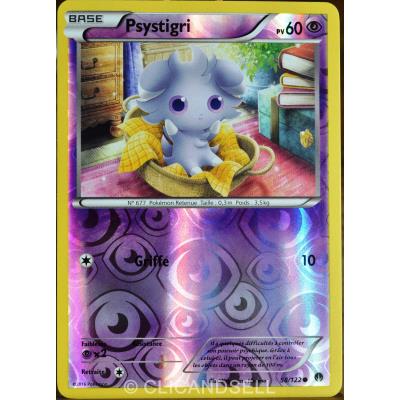 Acheter carte Pokémon 58/122 Psytigri 60 PV - REVERSE XY - Rupture Turbo NEUF FR État correct - 16,00 € carte Pokémon 58/122 Psytigri 60 PV - REVERSE XY - Rupture Turbo NEUF FR État correct - Pokémon reconditionné disponible sur Fnac