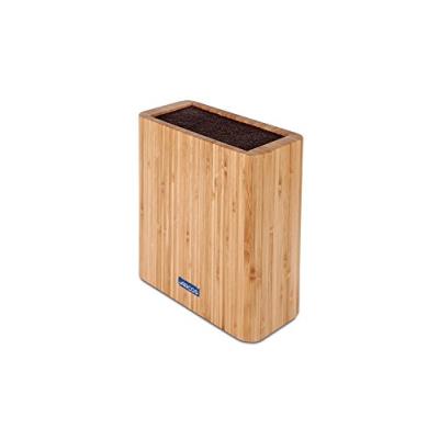 Bloc universel en bambou pour couteaux et accessoires bloc couteaux