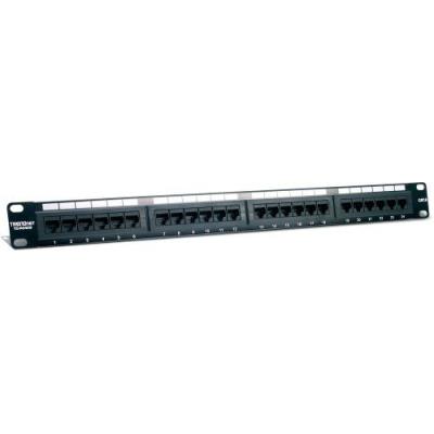Trendnet Tc-P24C6 Panneau De Connexion Sans Blindage À 24 Ports Cat6 Noir