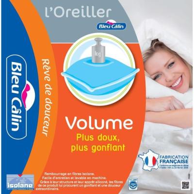 BLEU CALIN Oreiller Volume 45x70cm