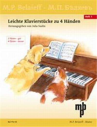 Suslin Julia Pieces Faciles Vol.1 Piano 4 Mains