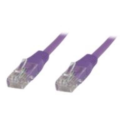 MicroConnect netwerkkabel - 0.5 m - paars