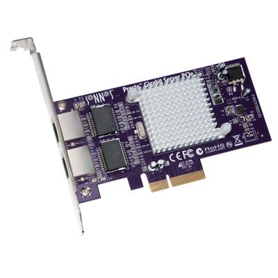 Sonnet presto gigabit ethernet serveur 2-port pcie