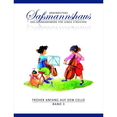 Méthodes et pédagogie BARENREITER SASSMANSHAUS - FRÜHER ANFANG AUF DEM CELLO BAND 3 - VIOLONCELLE Violoncelle