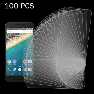 Lot de 100 : 0.26mm 9H 2,5D Film Verre Anti Explosion Google Nexus 5X