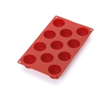 LÉKUÉ 0620811R01M022 MOULE À MINI MUFFINS 11 CAVITES SILICONE PLATINE