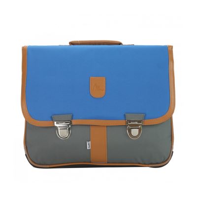 Cartable 39,5cm Miniséri Gris/Bleu