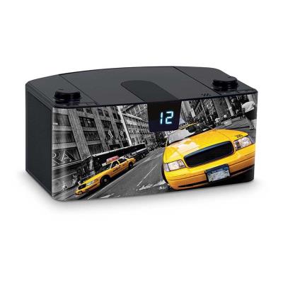 Leteur radio FM Stéréo CD USB MP3 Motif Taxi jaune