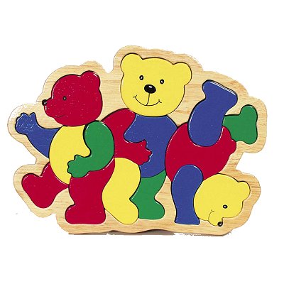 Toys Pure - Puzzle 3 ours en bois