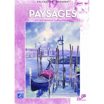 Lefranc Bourgeois Léonardo n°19 Album d'étude Paysage techniques variées