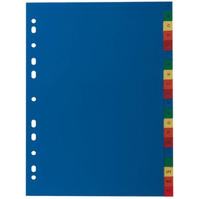 Elba Modling - Intercalaires Alphabetiques Polypropylene Couleur A4 - Jeu De 21