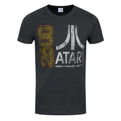 T-Shirt Atari 2600 Homme Gris Foncé