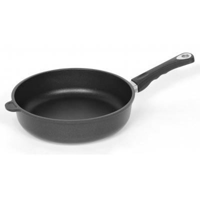 AMT POÊLE À FRIRE EN FONTE D'ALUMINIUM, POUR PLAQUE À INDUCTION 24 CM / 19 CM