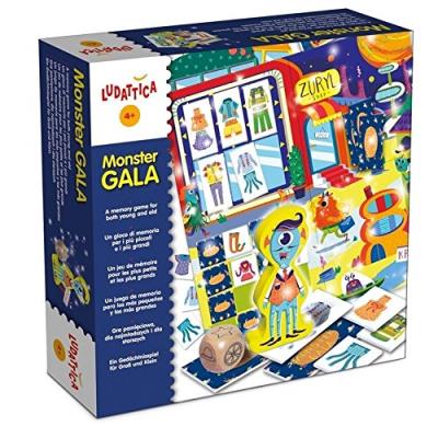 Lisciani - 47055 - jeu de réflexion - ludattica - monster gala, qui sera le plus beau pour aller danser?