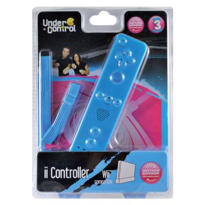 Nintendo WII - Wiimote bleu avec motion plus