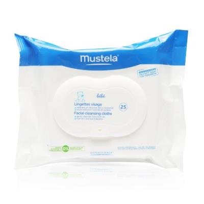 MUSTELA BEBE Lingettes Visage (25 lingettes)