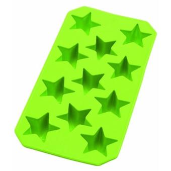LÉKUÉ BAC À GLAÇONS ÉTOILE 13 CAVITÉS VERT SLIM - 1