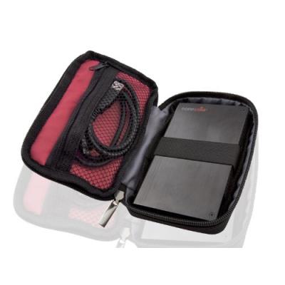 Poppstar 1000250 Housse pour Disque dur Noir