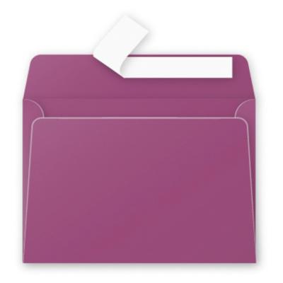 Paquet de 20 enveloppes Pollen 114x162mm C6 Cassis 120g
