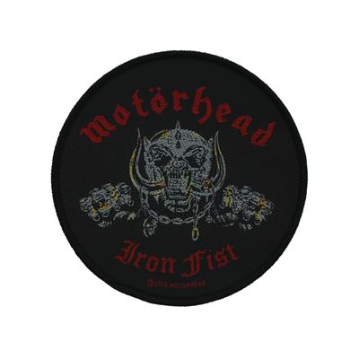 Patch Motorhead : Iron Fist Skull Sous Licence Officielle
