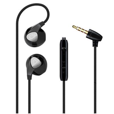 Ecouteurs pour MOTOROLA Moto G4 Plus avec Micro Réglage Kit Main Libre INTRA-AURICULAIRE Casque Universel Jack (NOIR)