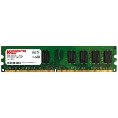 Komputerbay Mémoire Pour Ordinateur De Bureau Ddr2 667 Mhz Pc2-5300 Pc2-5400 667 Dimm 240 Broches 4 Go (1X 4Gb) 4Gb