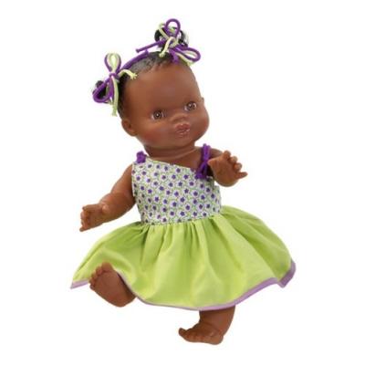 PAOLA REINA - 1046 - POUPÉE ET MINI POUPÉE - POUPON GORDI - FILLE AFRIQUE - 34 CM