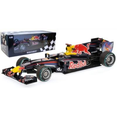 MINICHAMPS - 110100105 - VÉHICULE MINIATURE - RED BULL RACING RENAULT RB6 2010 SÉBASTIAN VETTEL CHAMPION DU MONDE - ECHELLE 1:18