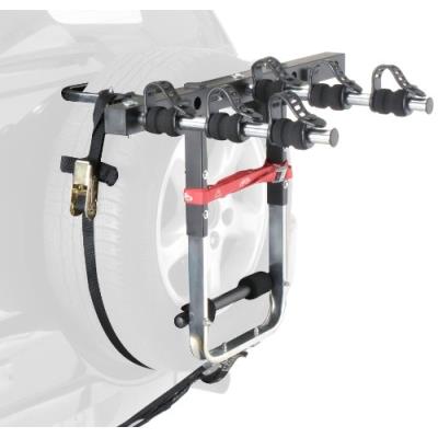 Mottez porte-vélos à sangles 3 vélos noir