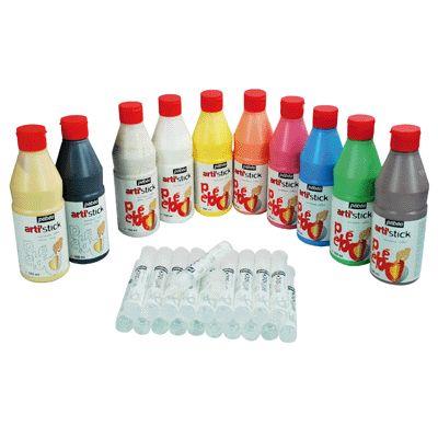 Pebeo - Peinture Artistick Flacon De 500ml Assortis - Carton De 10