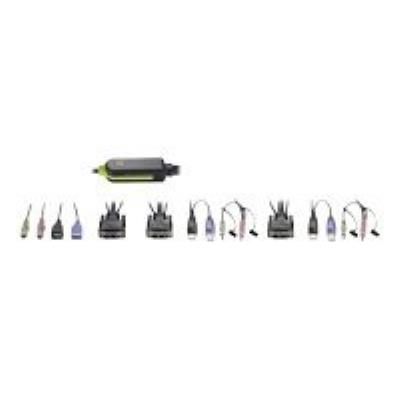 LevelOne KVM-0260 - commutateur écran-clavier-souris/audio - 2 ports - Ordinateur de bureau