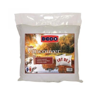 DODO Lot de 2 Oreillers VANCOUVER 60x60cm