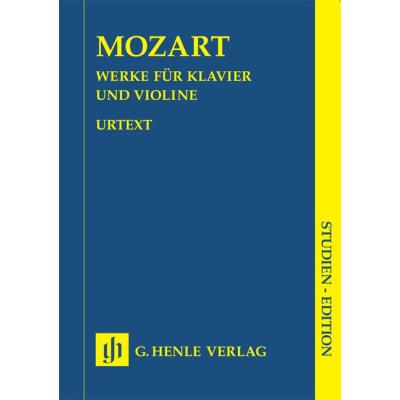 Partitions classique HENLE VERLAG MOZART W.A. - WORKS FOR PIANO AND VIOLIN Violon