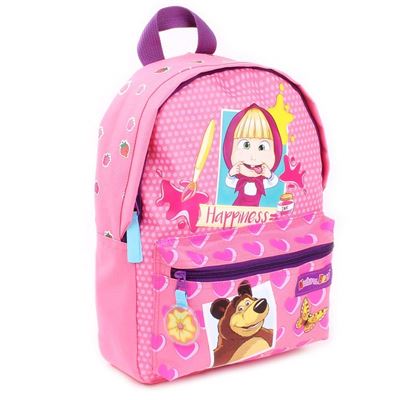 Vadobag Jardin D'enfants Sac à Dos | 30 x 23 cm | Masha et Michka | Sac de Fille