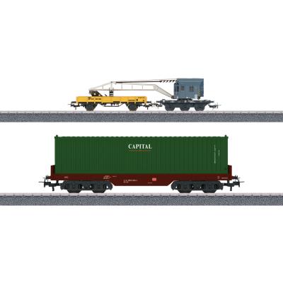 Coffret de wagons Chargement de conteneurs