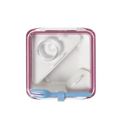 Lunch box Black & Blum - blanc et rose