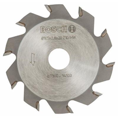 Bosch 3608641001 Fraise Circulaire 10 Dents Diamètre 20 Mm / Largeur 2,8 Mm