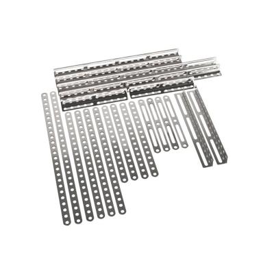 Set complémentaire pour construction mécanique : Set de barres métal Eitech
