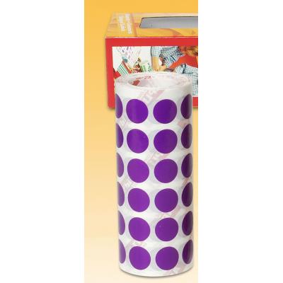 Gommettes rouleau - Rond Ø 15 mm - Violet x 2 832