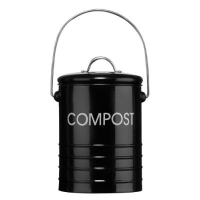Premier Housewares 0510019 Bac À Compost Avec Poignée Noir
