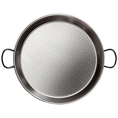vaello campos plat à paella en acier poli 46cm pour 12 personnes 0146