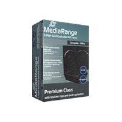 MediaRange Retail-Pack DVD-Case Double - boîtier pour DVD vidéo