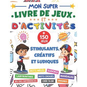 Livre multi-jeux pour enfant Cahier d'activités pour enfant de 7 à 10 ans  NLFBP Editions - broché - NLFBP Editions - Achat Livre