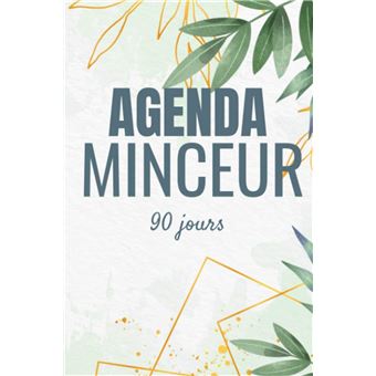 Agenda Minceur 90 Jours : Carnet Suivi Régime Et Activités A Remplir -  Regime 90 Jours - 190 Pages (Paperback) 