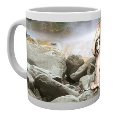Tasse de ceramique Yoga Dogs Meditate