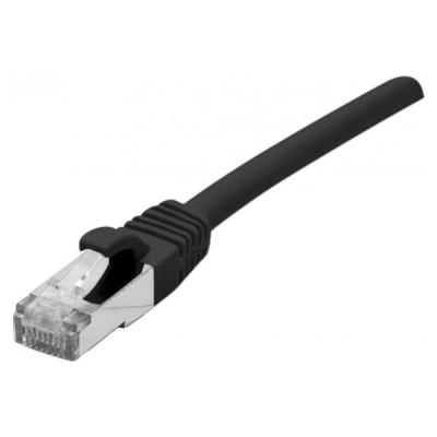 Cordon patch rj45 s ftp cat 6a lsoh snagless noir - 20m