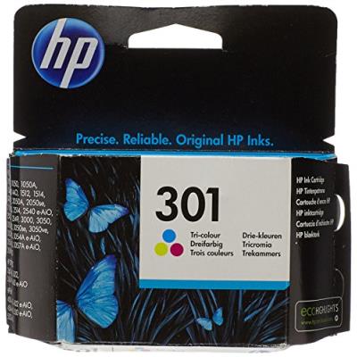 HP 301 Cartouche d'encre d'origine Cyan Magenta Jaune