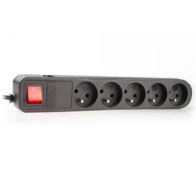 Natec parasurtenseur 5 prises (connecteur iec) 1.5m, noir nsp-0475